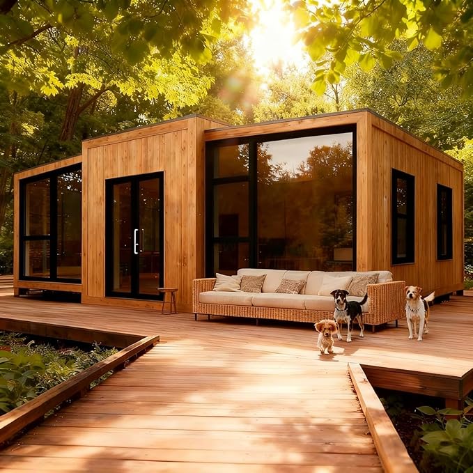 Casa prefabricada 20 pies con baño y cocina